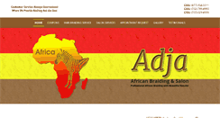 Desktop Screenshot of adjaafricanbraiding.com